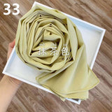 Muslim Chiffon Hijab Scarf Women 2020 Islam Scarves Solid Color Shawl Head Wrap Islamic Hijabs Headscarf Foulard Femme Musulman
