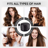 Portable electric thermal hat for all hair types including permed, dyed, wavy, damaged, and straight hair
