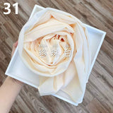 Muslim Chiffon Hijab Scarf Women 2020 Islam Scarves Solid Color Shawl Head Wrap Islamic Hijabs Headscarf Foulard Femme Musulman