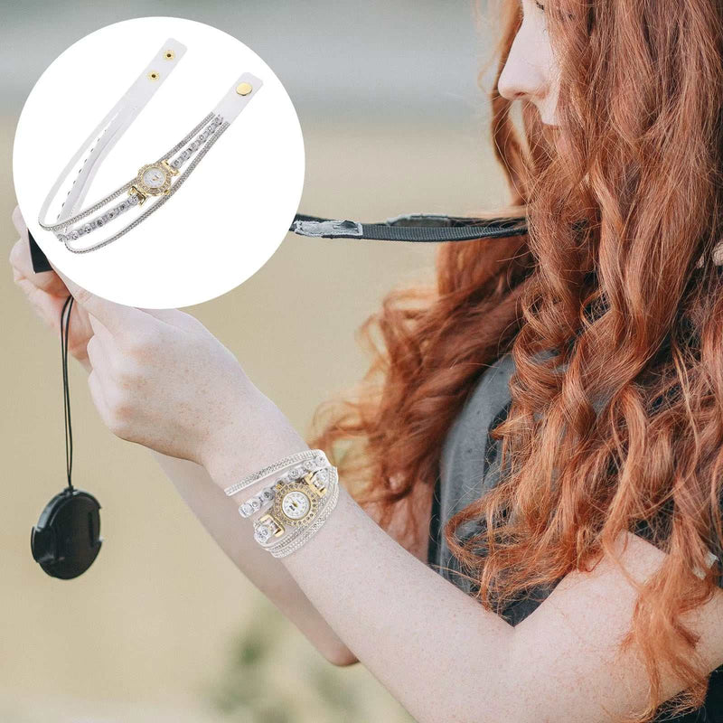 Pearl Wristwatch White Creative Women Fashion Quartz Watch Stylish Birthday Gift Durable Accurate Time Creative Women Watch