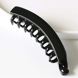 Frosted Hair Clips Solid Color Banana Claw Women Hair Accessories Fashion Ponytail Barrettes Headwear