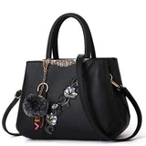 Embroidered Messenger Bags Women Leather Handbags Bags for Women 2021 Sac a Main Ladies Hand Bag Female Hand Bag New