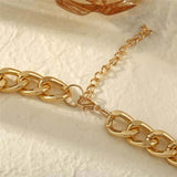 New Fashion Gold Color Punk Vintage Necklaces Thick Chain Statement Necklaces & Pendants Women Jewelry Wholesale