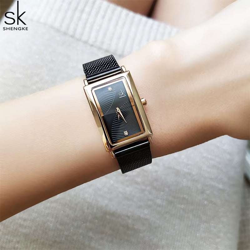 Women Watches Fashion Geneva Design Ladies Watch Luxury Brand Rectangle Quartz Wristwatches Luxury Gifts for Women Clock