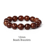 Royal Green Tiger Eye Vajra beaded meditation bracelet with 12mm natural Rudraksha beads