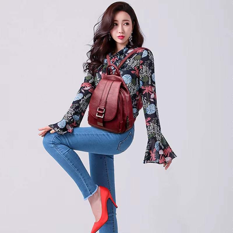 Leather Backpacks Women