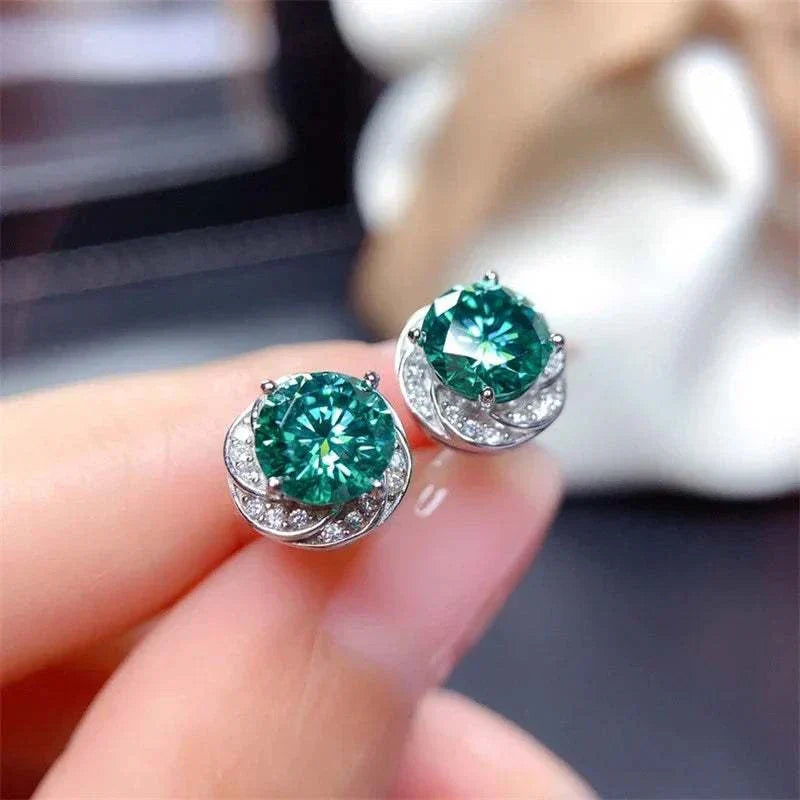 Vintage Green Cubic Zirconia