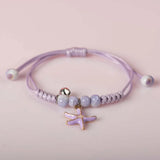 Cute Metal Drip Glaze Pendant Bracelet Hand-Wowen Hand Made Gift Bracelets Bangles for Women Girl Children Wholesale #MZ111