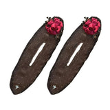 2Pcs Ball Hair Clip Bun Maker Hair Roller Curler Deft Bun Twister Shaper Long Hair Easy Fast Snap Roll Tool Styling Accessories