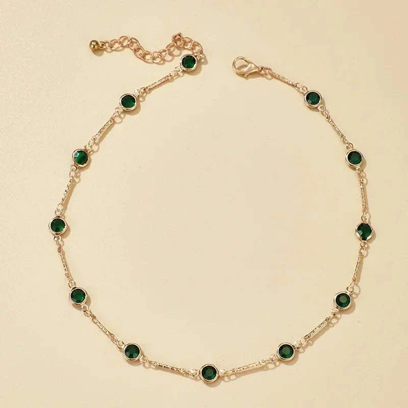 Fashion Simple Candy Color Tassel Necklace for Women Aesthetic All-Match Pendant Jewelry Choker Neck Accessories Gift Chain