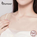 Silver Invisible Chain Necklaces Pendants Rhinestone Choker Necklaces Transparent Fishing Line Collier Femme SCN332