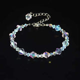 New AB Crystal Beaded Bracelets Women Sweet Temperament Handwork Bracelets&Bangles Charms Jewelry Making Men Bracelet