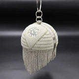 Luxury Ball Bags Designer Tote Women Bags Red Blue Pearl Crystal Handbags Tassels Shoulder Bags