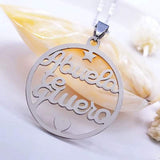 Grandmother Stainless Steel Statement Necklace Women Jewlery Silver Color Necklaces & Pendants Jewelry Navidad N18021