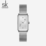 Women Watches Fashion Geneva Design Ladies Watch Luxury Brand Rectangle Quartz Wristwatches Luxury Gifts for Women Clock